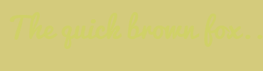 Image with Font Color D0D167 and Background Color D4CB7C